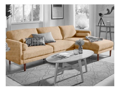 Sala Oakley Beige Izquierdo Sala Sofa Sillon Mueble Pieza