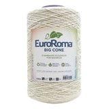 Barbante Euroroma Big Cones 1,8kg Fio 6 Cor Cru