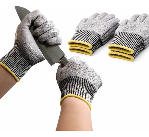 Guante Anticorte 12 Pares Nivel 5 Industrial Trabajo Rudo