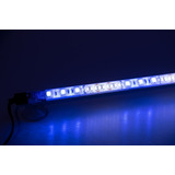 Lámpara Led Usb Bicolor Sumergible Blanco/azul Acuario 110cm