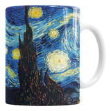 Taza De Cerámica Van Gogh La Noche Estrellada - Con Caja