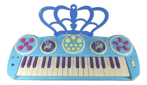 Piano Teclado Niña Infantil Micrófono Mp3 37 Teclas