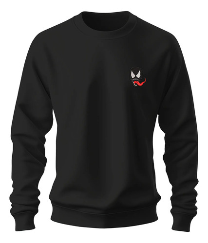 Sudadera Sweater Bordado Venom Extraterrestre Rostro Villano