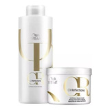 Wella Oil Reflections Kit Shampoo 1 Litro + Máscara 500ml