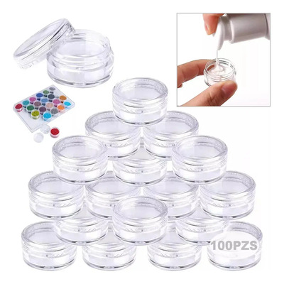 Envases Muestras Cosméticos Viaje Plástico 100 Pza 5 Ml Mungqube | MercadoLibre