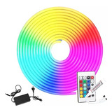 Kit X 5mts Completo Manguera Luces Led Rgb 5050 Fuente