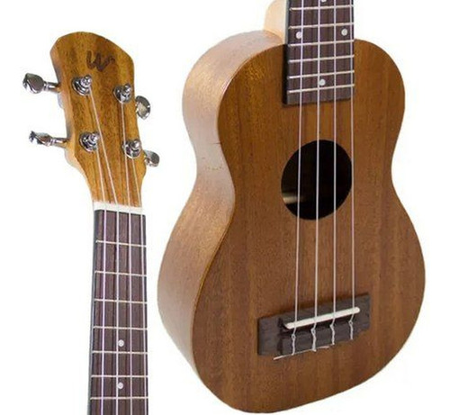 Ukulele Soprano 21 Sapele Natural Laminado Winner 11021