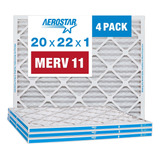 Aerostar Filtro De Aire Plisado Merv 11 De 20 X 22 X 1 Pulga