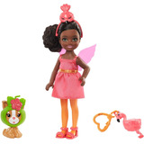 Muñeca Barbie Club Chelsea Dressup, 6 Pulgadas, Morena