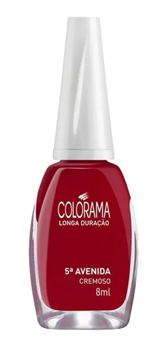 Esmalte Cremoso Colorama Vermelho Quinta Avenida