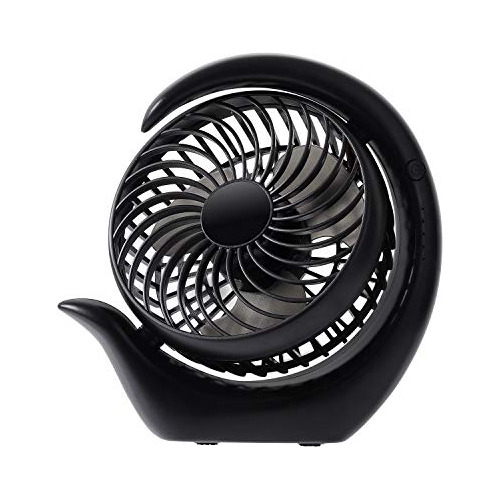 Ventilador Portatil Usb Con 3 Velocidades - Negro