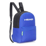 Mochila Head Urbana Escolar Liviana Porta Notebook - 11241 Color Azul Diseño De La Tela Liso