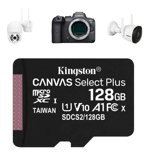 Cartão De Memória Microsd Tf 128gb Para Câmera De Segurança