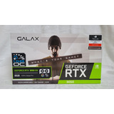 Caixa De Placa De Vídeo Galax Geforce Rtx3050 8gb 1-click Oc