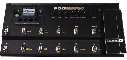 Pedalera Multiefectos Line 6 Pod Hd500x, Con Fuente Bivolt