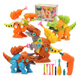 Juguete Dinosaurios Taladro Regalo Conjunto,niño Diy Montaje