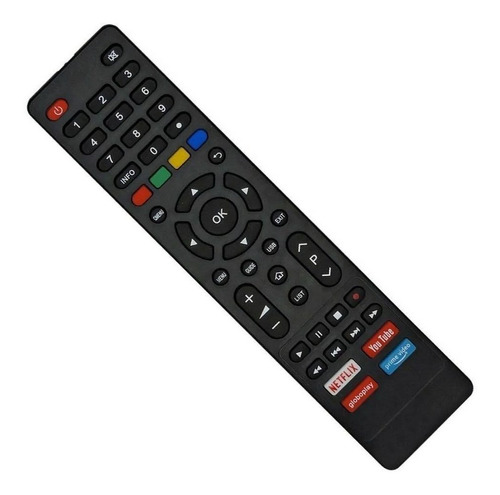 Controle Compatível Philco Ptv42g70n5cf Tv Smart Com Netflix