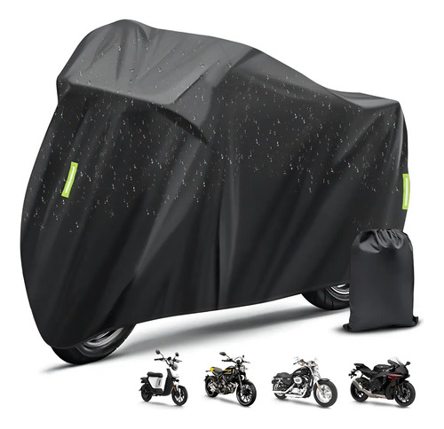 Funda Motocicleta Impermeab Solar Para Moto Grueso Auto Cubr