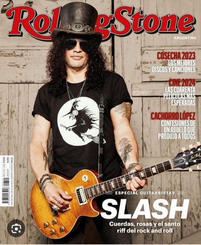 Revista Rolling Stone- Enero 2024- Slash