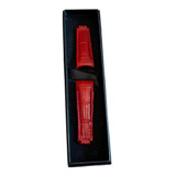 Extensible Piel Compatible Con Relojes Rolex Foto Real Rojo