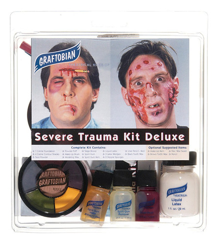 Graftobian Deluxe Severe Trauma Special Fx Kit De Maquillaj.