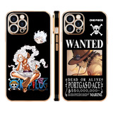 Luffy Ace One Piece Funda Para iPhone Case 2pcs Tpu Opb05