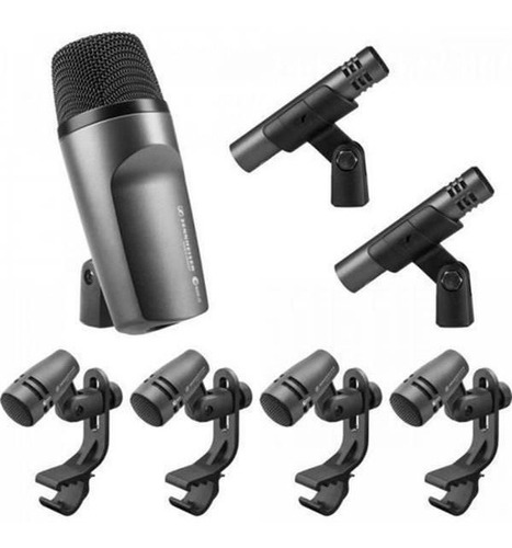 Kit De Microfones Para Bateria Sennheiser E600 Com Case