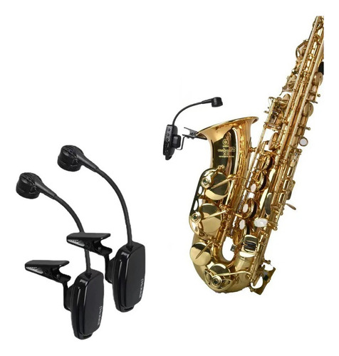 Microfone Para Clarinete Trompete Sax Trombone Sopro Musica