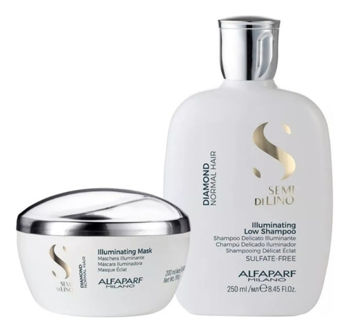 Alfaparf Shampoo + Mascarilla Diamond O - mL a $154