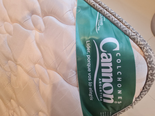 Colchon Doble Pillow Excl 1.40 X 1.90 + Sommier Y Respaldo