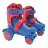 Patins Quad Roller Ajustável Azul 27-30 - Dm Toys