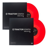 Time Code Vinyl Traktor Scratch Mk2-red-kit (02) Unidades
