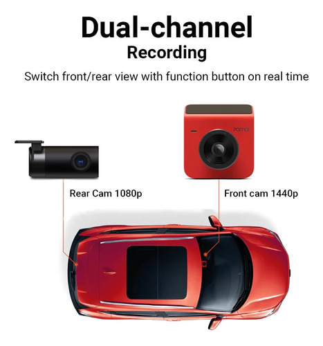 Xiaomi 70 Mai A400-1 + Rc06 Dashcam Cmara Automvil Dual Foto 3