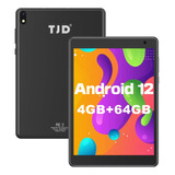 Tableta Tjd Android 12 De 7,5 Pulgadas Black