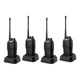 4 Radios Uhf Vhf 16 Canales Compatibles Motorola Y Kenwood