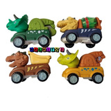 Autos Camiones De Dinosaurios Set De 4