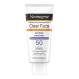 Neutrogena Clear Face, Protector Solar En Loción Spf 50 