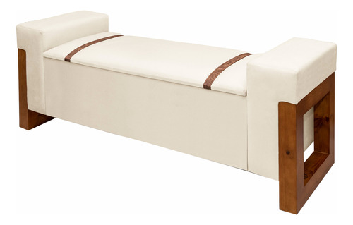 Recamier Báu Luxo Retro Sapateira Closet Cama Casal 130 Cm