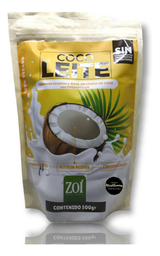 Leche De Coco Leite Con Prebióticos Zoi 5 - G