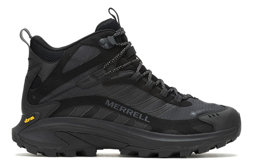 Botín Imperm Hombre Moab Speed 2 Mid Gtx Negro Merrell