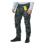 Pantalon Pampero Cargo Camuflado Elastizado Chupin Trabajo