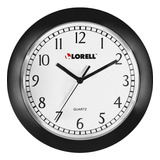 Reloj De Pared Lorell Con Números Arábigos, 9 Pulgadas, Marc