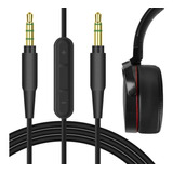 Cable Con Microfono Repuesto Auriculares Sony | Negro / 1...