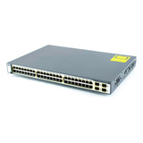 Cisco Catalyst Ws-c3750+48pst-l Poe Usado