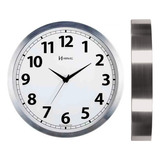 Relógio Silencioso Parede 25cm Sweep Aluminio Herweg 6710s