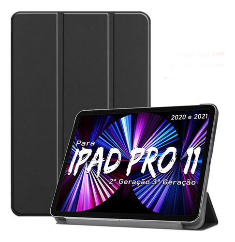 Capa Para iPad Pro 11 2ª 3ª Geração 2020 2021 Varias Cores