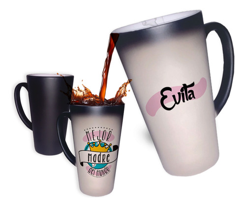 Regalo Original Para Mamá De Taza Mágica Personalizada 17oz 