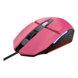 Mouse Trust Gxt 109 Felox Gamer Alambrico Rosado