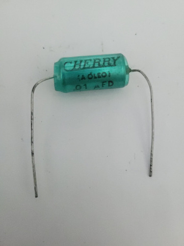 Capacitor À Óleo 0,01 Uf 600v Cherry Novo Estoque Antigo