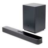 Jbl 2.1 Deep Bass Barra De Sonido Con Subwoofer Inalámbrico Color Negro